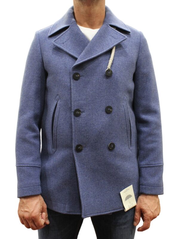 CAMPLIN - Giaccone rain wool colore avion